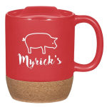 14 Oz. Cork Base Ceramic Mug